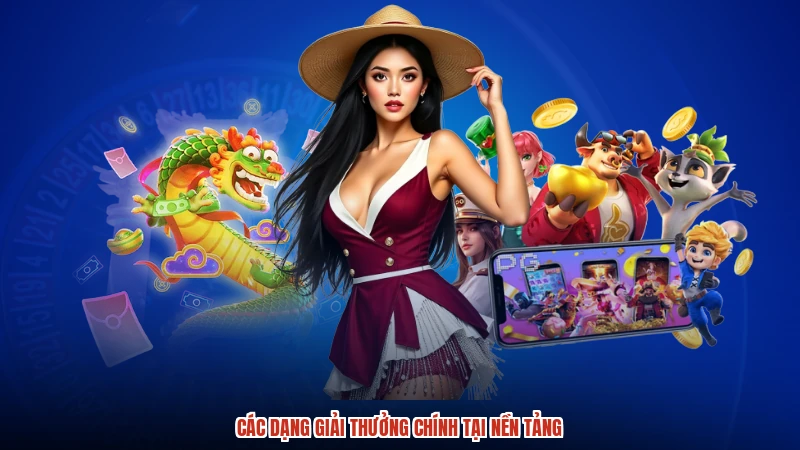 Các dạng giải thưởng chính tại nền tảng