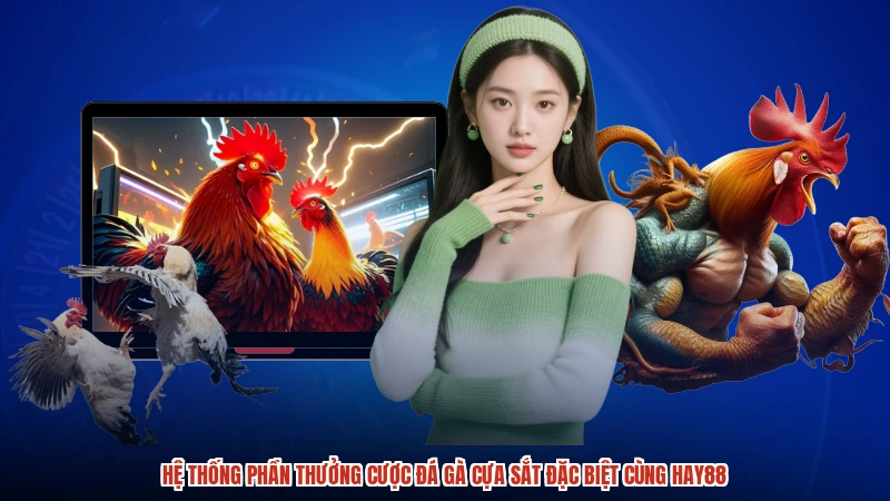 Hệ thống phần thưởng cược đá gà cựa sắt đặc biệt cùng HAY88